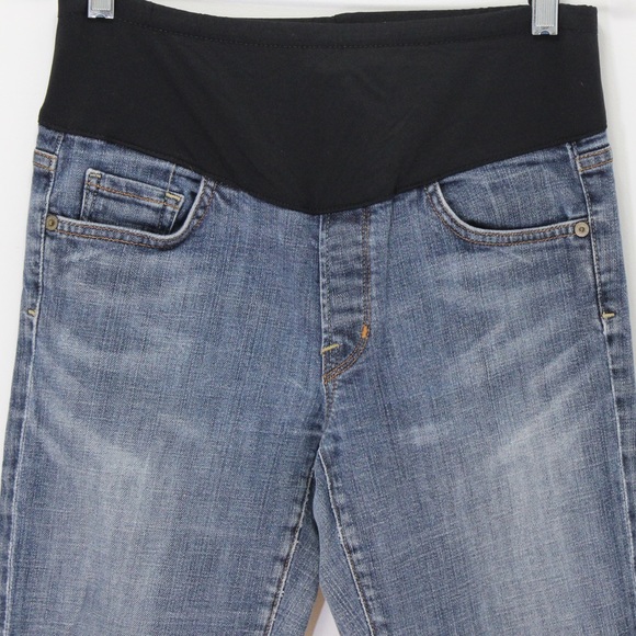 CITIZENS OF HUMANITY CoH Maternity Boot Cut Embroidered Pockets Size 29 - Picture 2 of 11